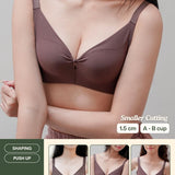 Refine SilkLite Shaping Push Up Bra In Woody Brown
