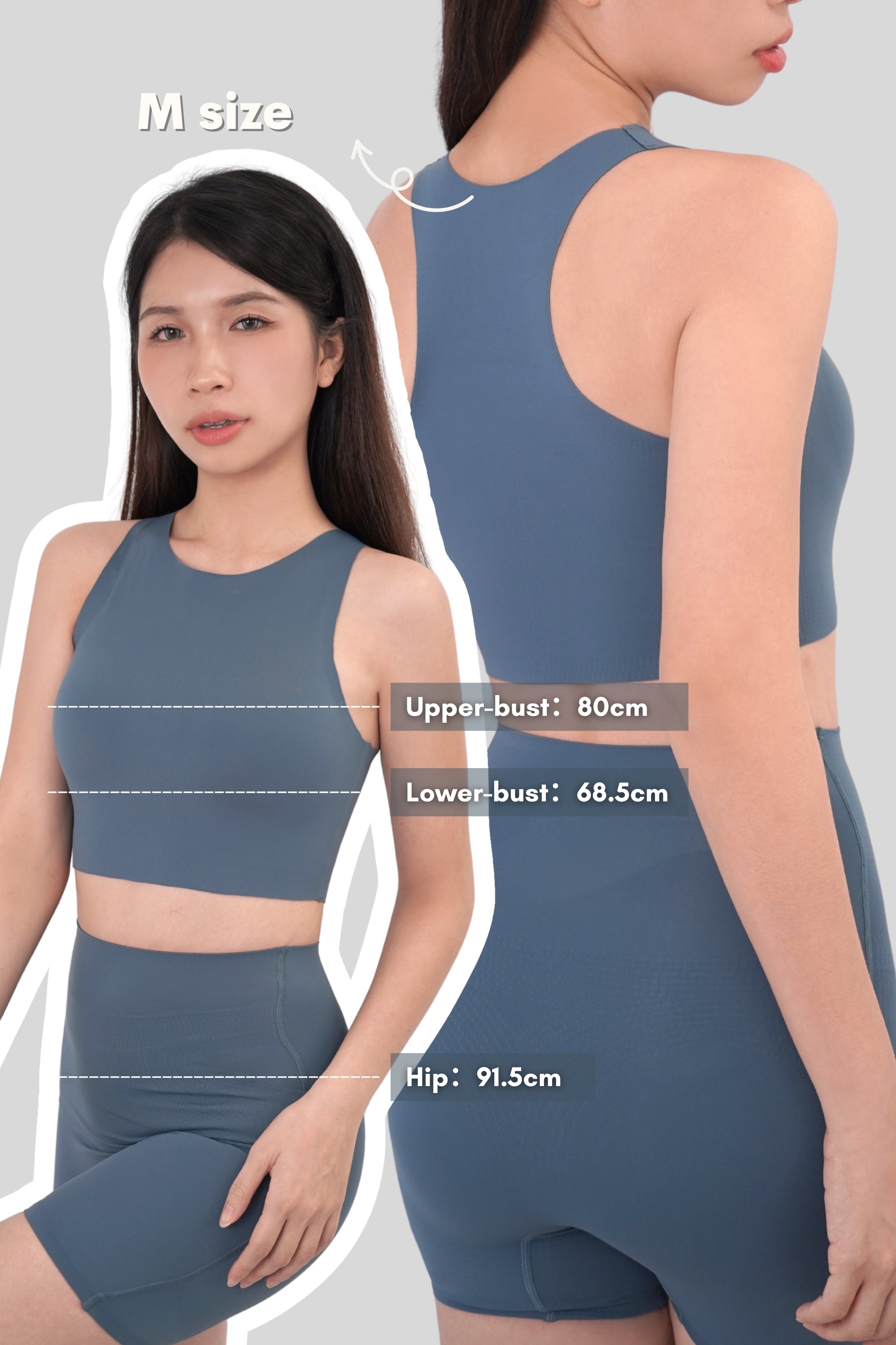 Basic Bra Top In Heaven Blue - Bra - Basic Top - Adelais Official