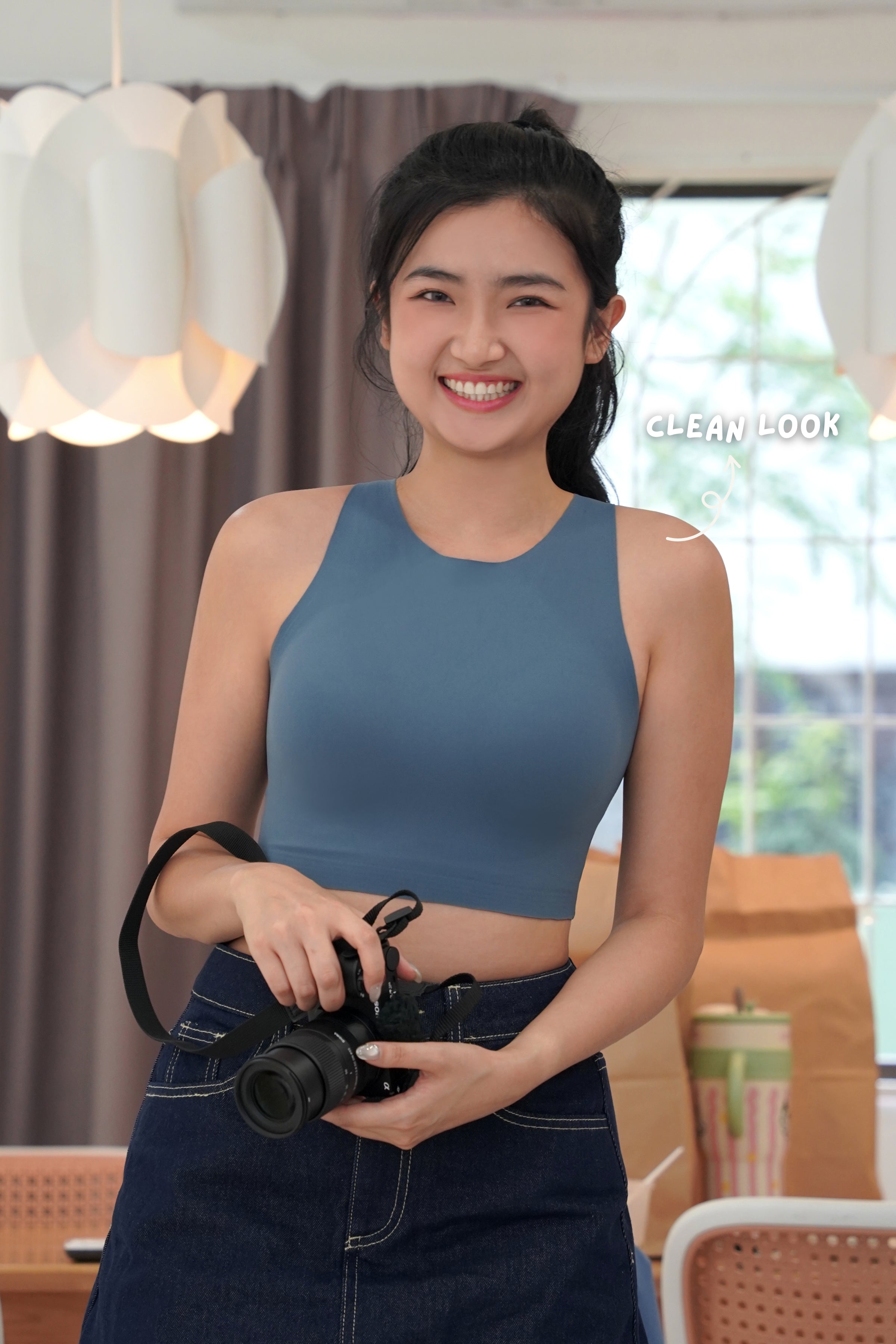 Basic Bra Top In Heaven Blue - Bra - Basic Top - Adelais Official