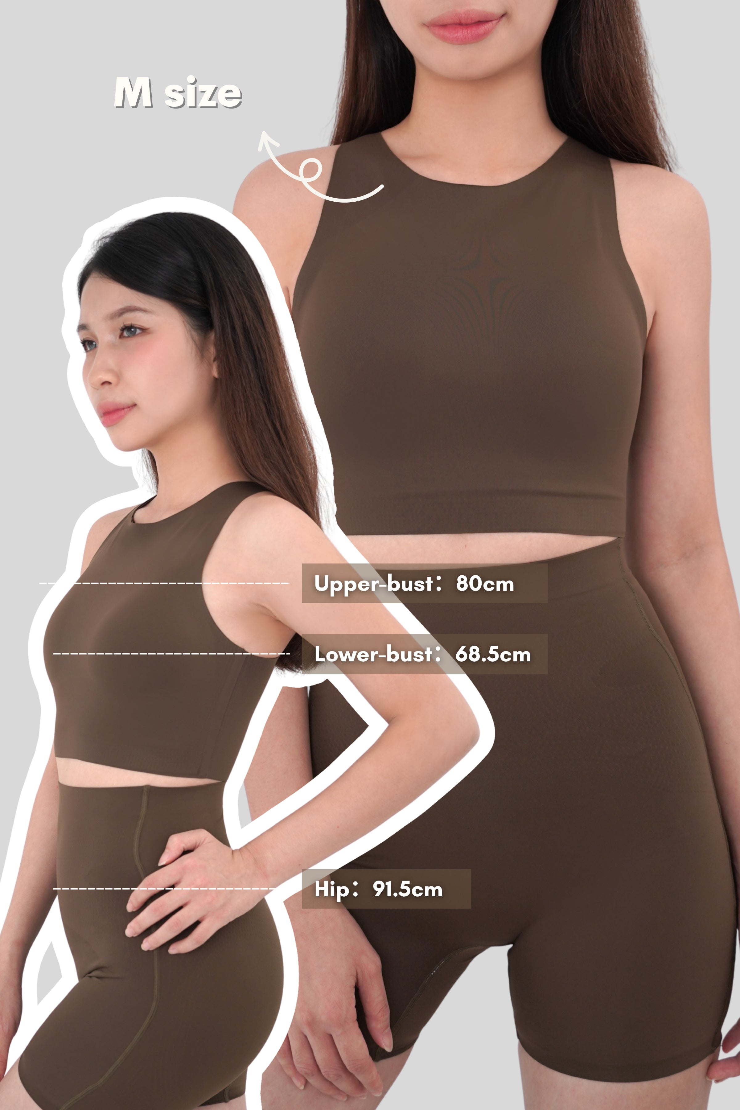 Basic Bra Top In Olive Brown - Bra - Basic Top - Adelais Official