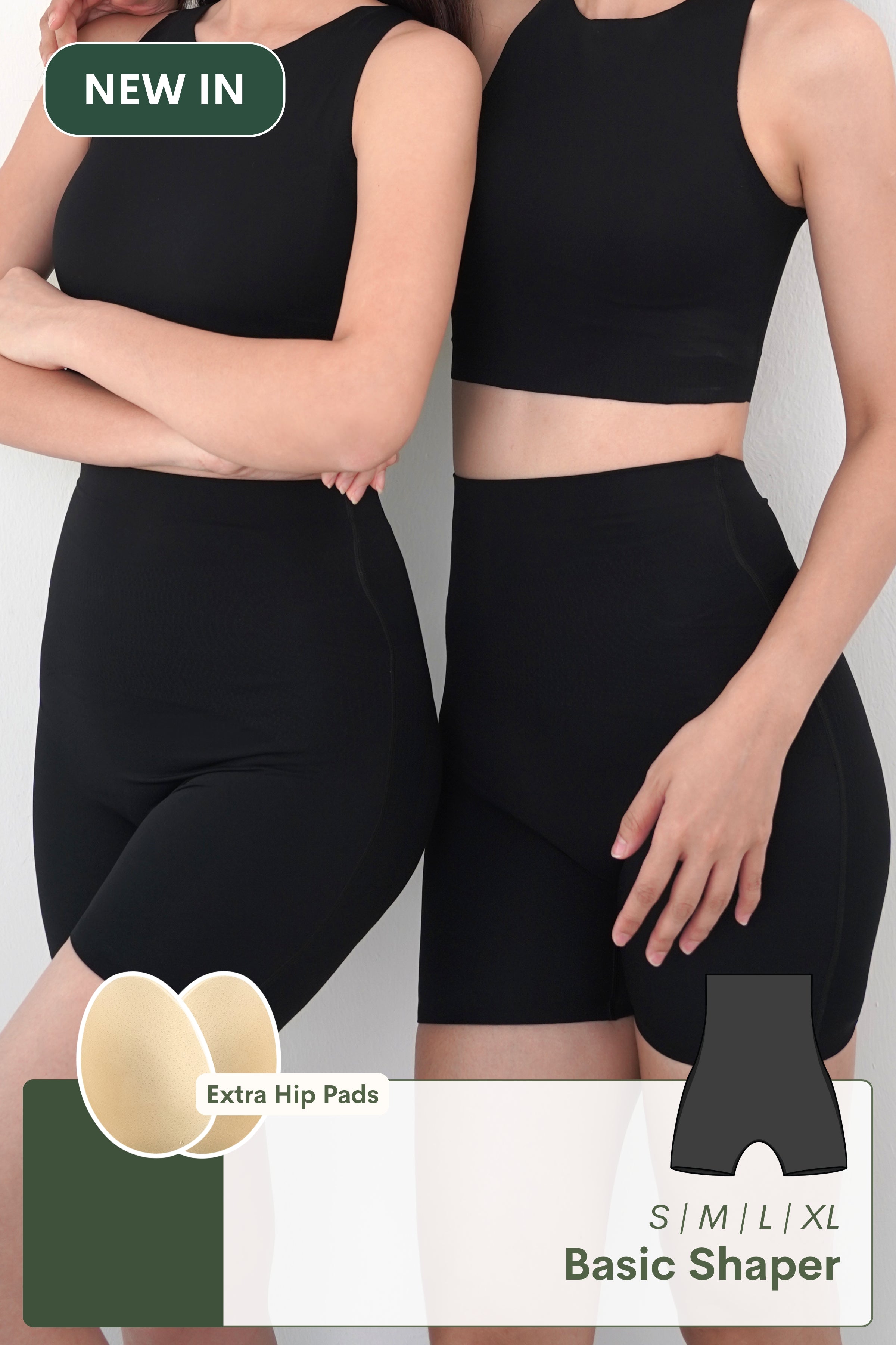 Basic Shaper In Black - Panty - Seamless Brief - Adelais Official
