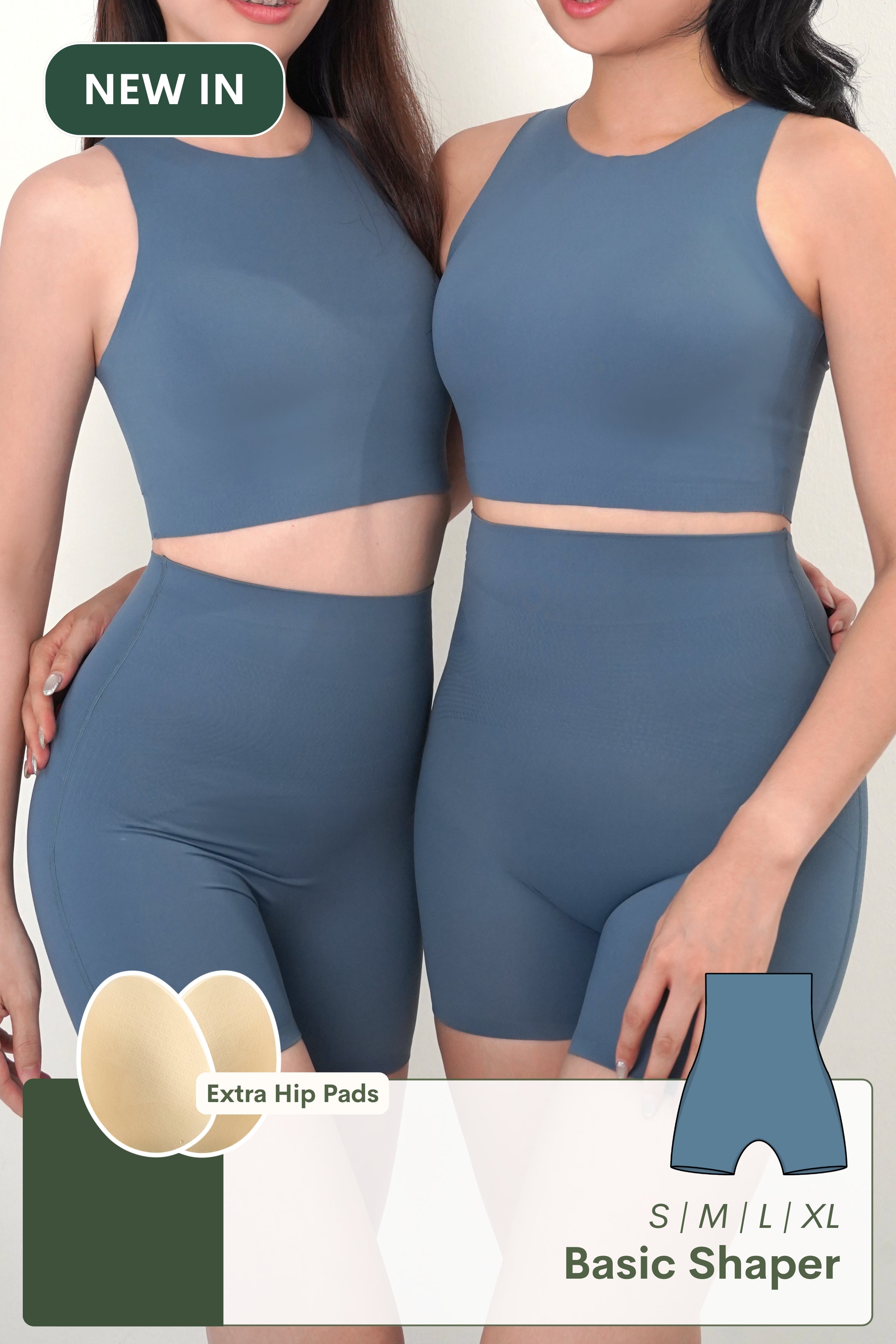 Basic Shaper In Heaven Blue - Panty - Seamless Brief - Adelais Official