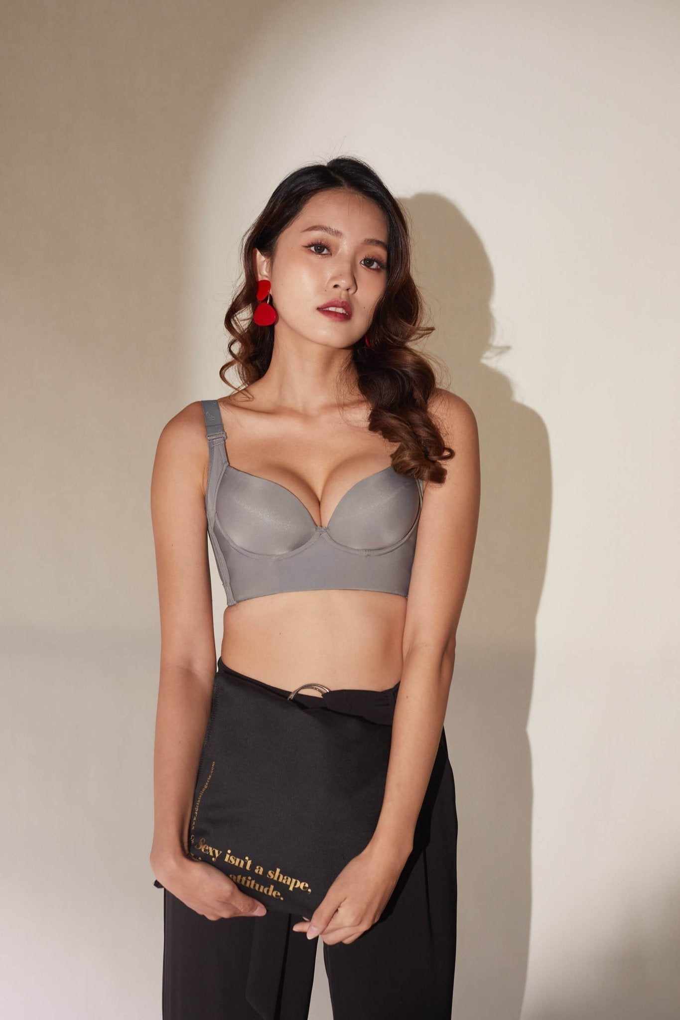 Day Shaper Specialised Boobs Reshaping Push Up Bra In Gray - Bra - Coverage & Push Up - Adelais Official