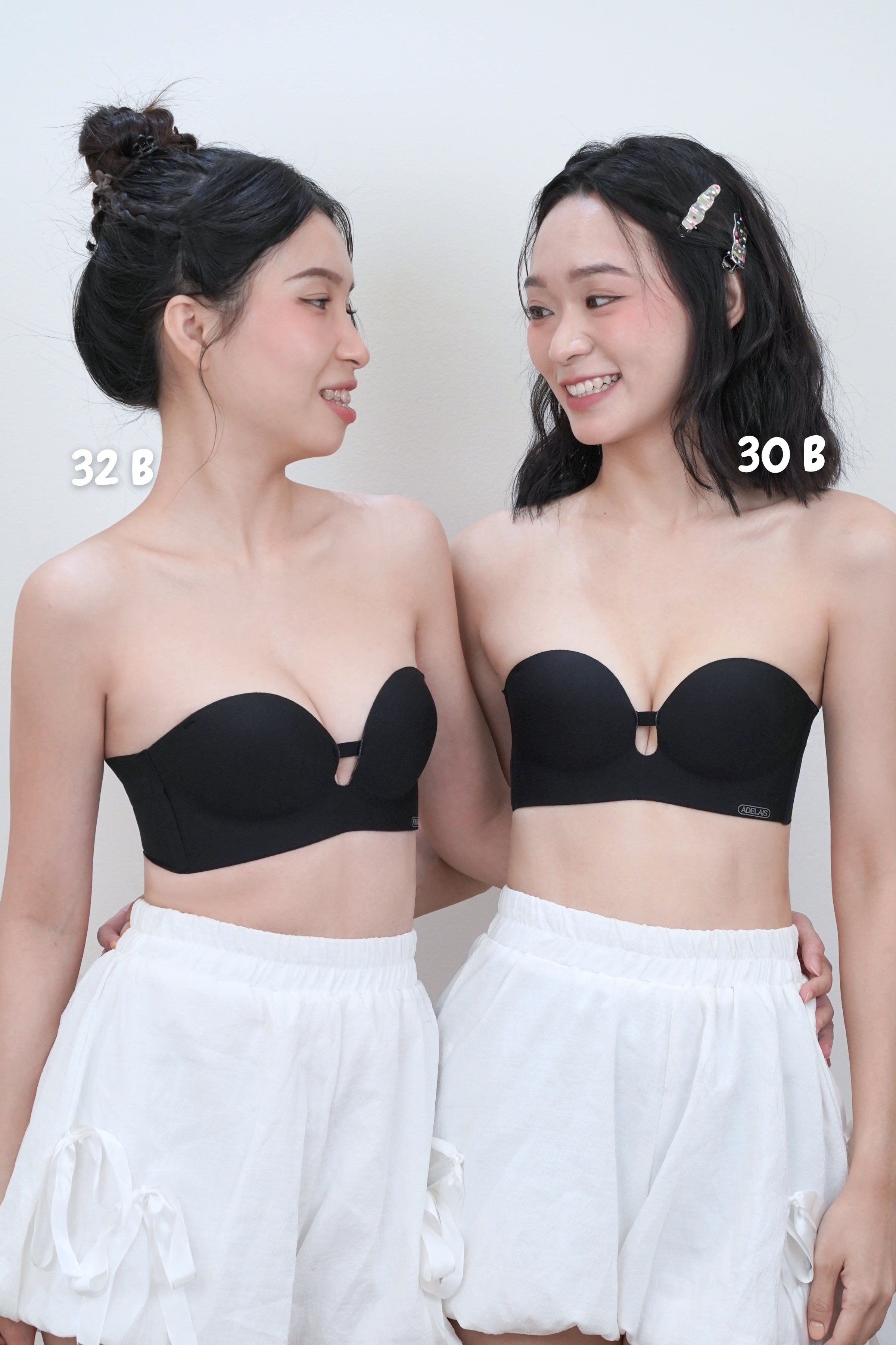Ultra Softie 3.0 Push Up & Seamless Multi - way Bra In Black - Bra - Strapless (Multi - Way) & Push Up - Adelais Official