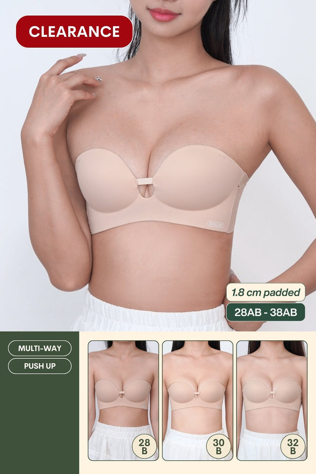 Ultra Softie 3.0 Push Up & Seamless Multi-way Bra In Warm Skin