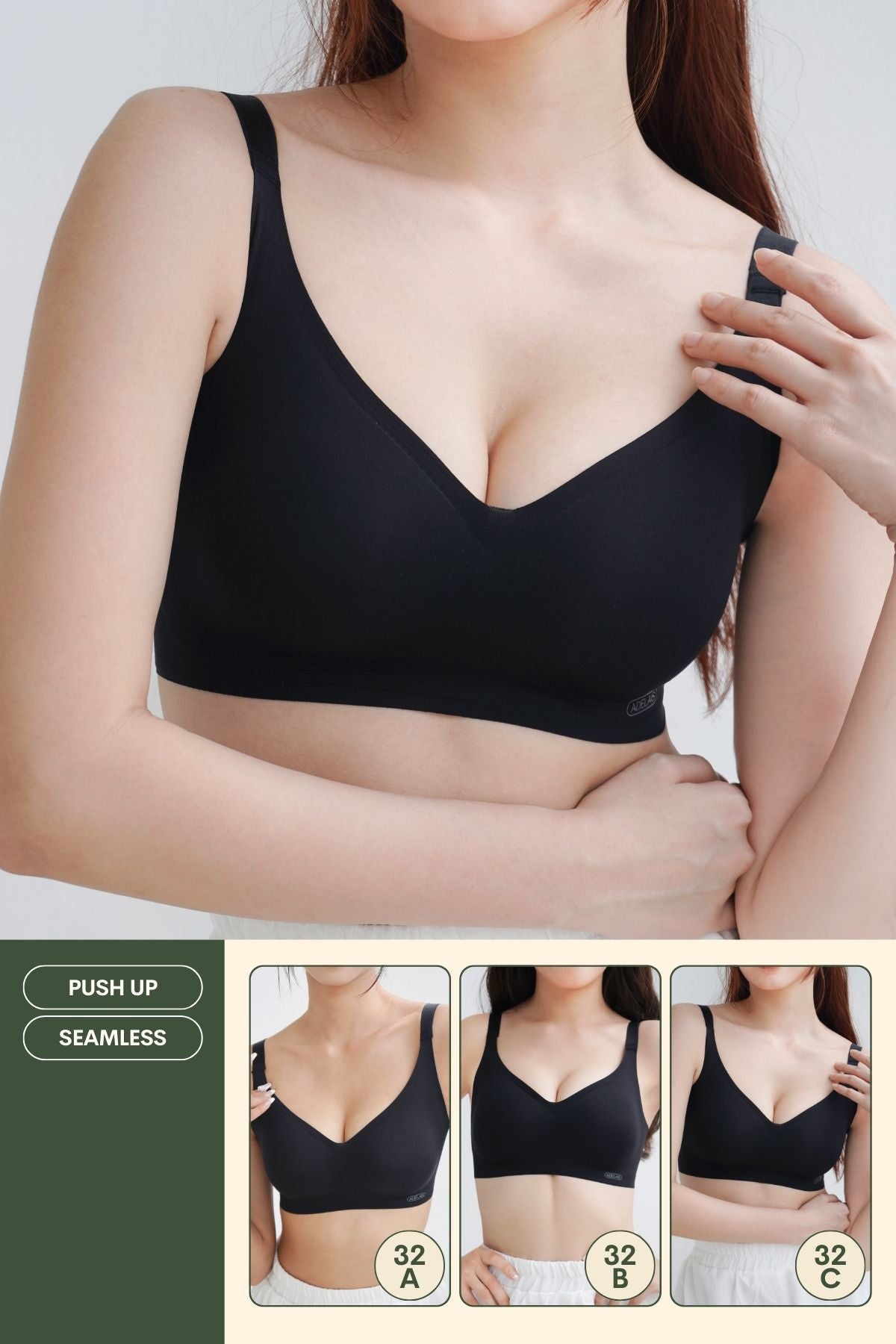 [JESSC] Ultra Boost Seamless Push Up Bra