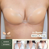 1X Boobs Up Nubra In Skin (0.8 cm) - Adhesive Bras (Nubra & Nipple Cover) - Adelais Official