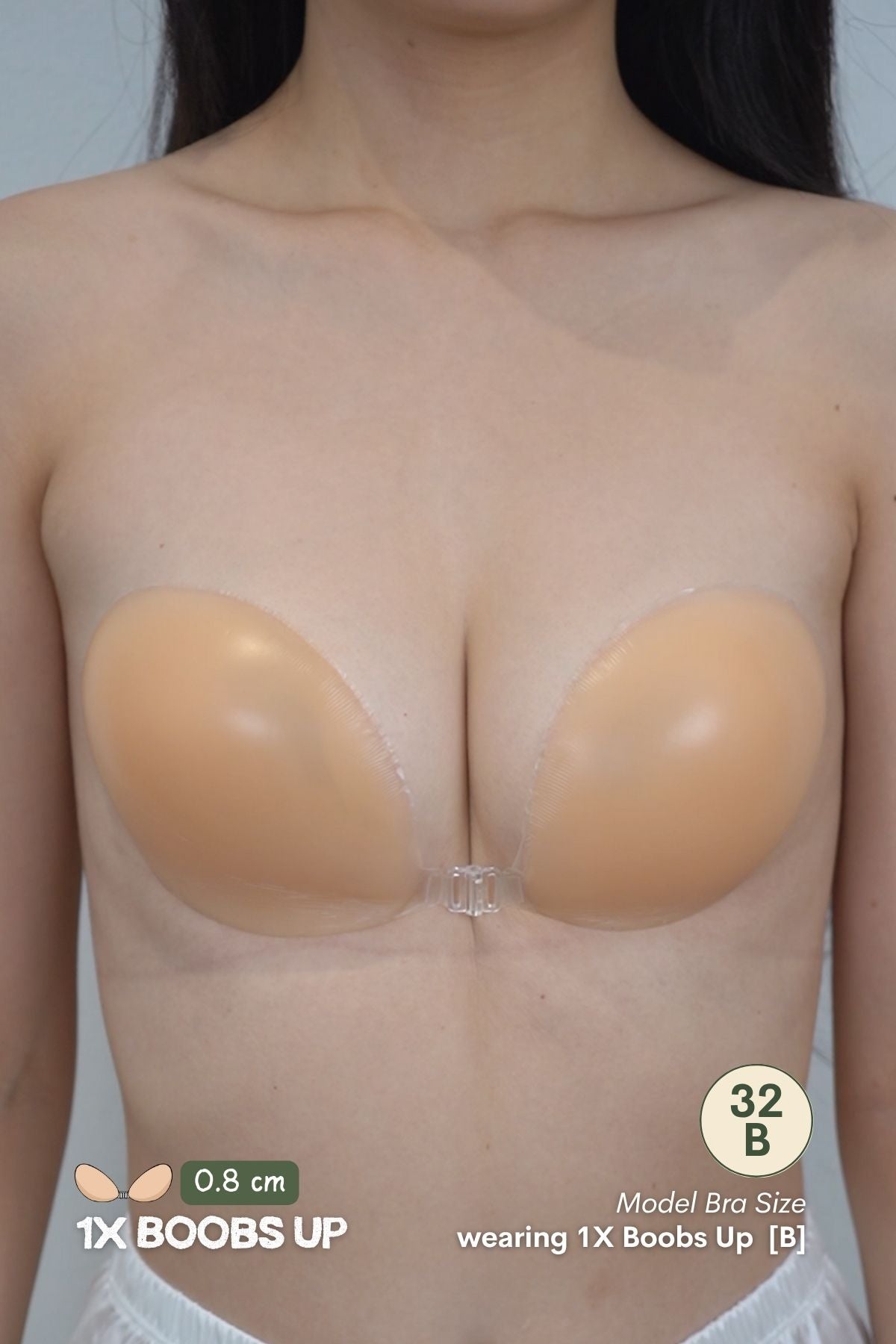 1X Boobs Up Nubra In Skin (0.8 cm) - Adhesive Bras (Nubra & Nipple Cover) - Adelais Official