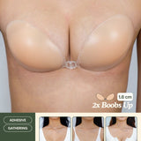 2X Boobs Up Nubra (1.6 cm) - Adhesive Bras (Nubra & Nipple Cover) - Adelais Official
