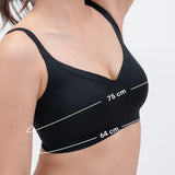 Ultra Curve Fit Seamless Push Up Bra In Black