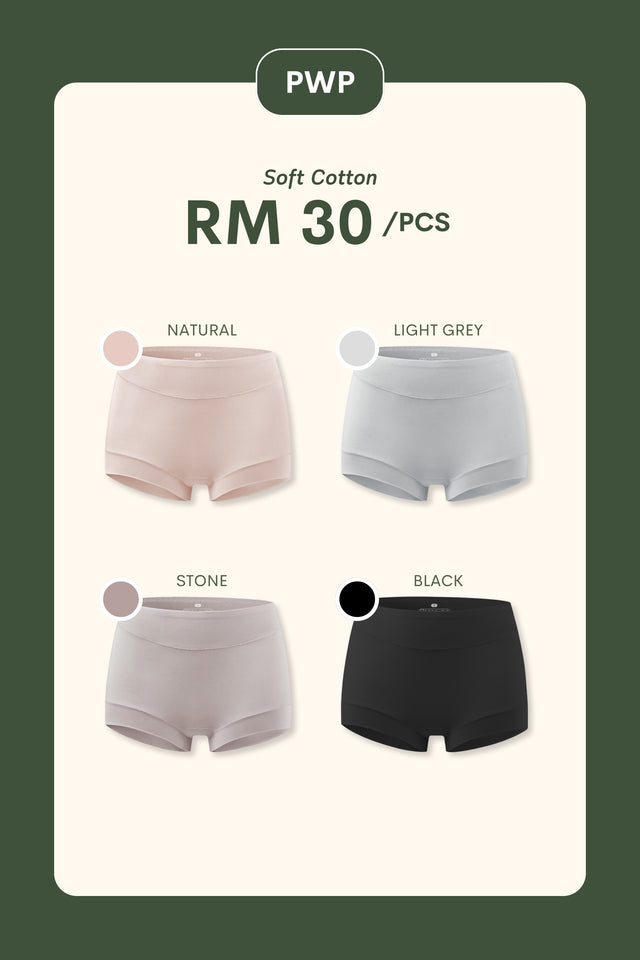 [PWP] Soft Cotton 60S Modal Antibacterial Panty