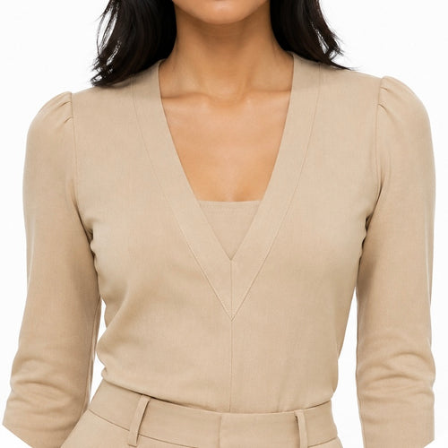 Deep-V Neckline