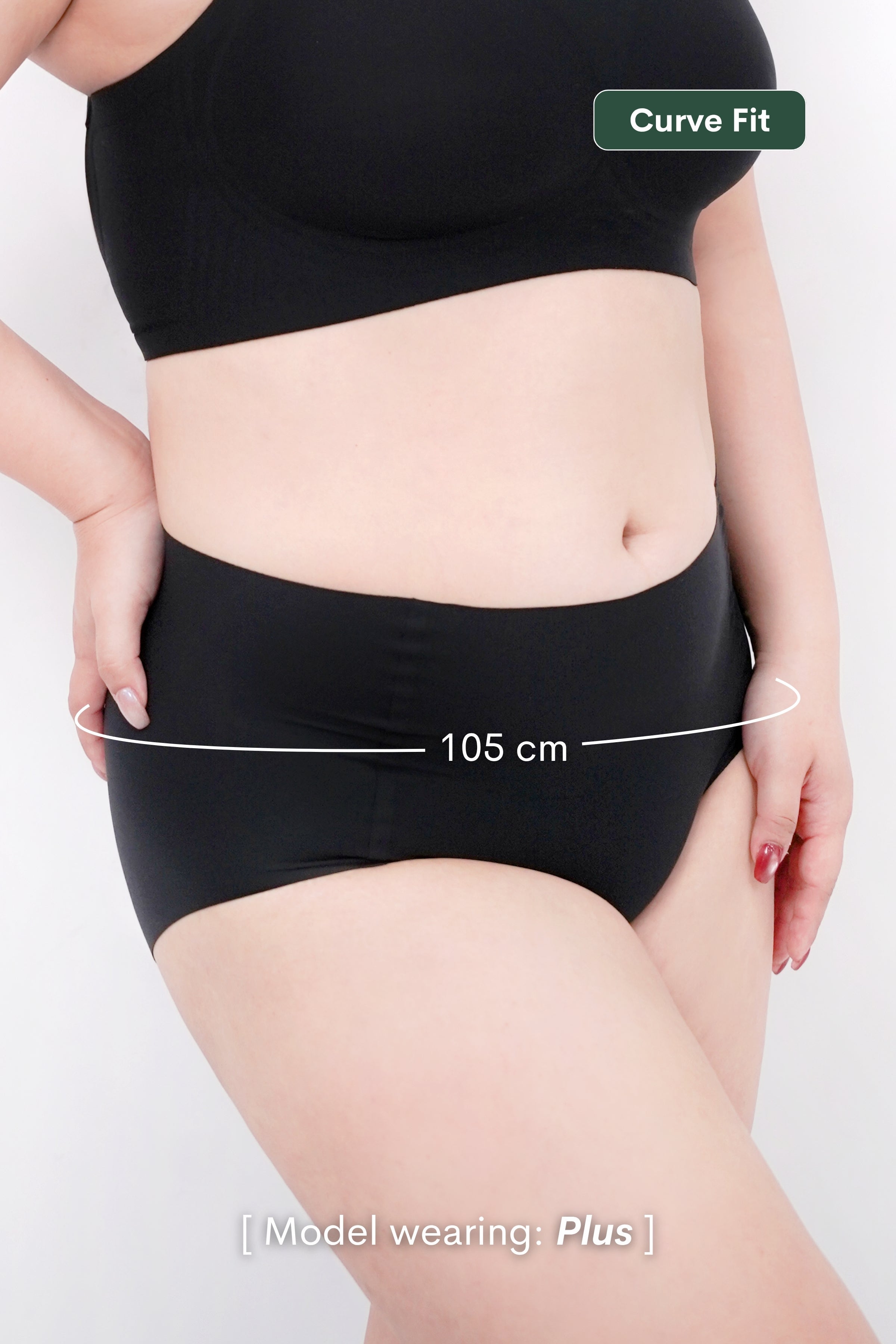 Bare Flex Seamless Panty In Black - Panty - Seamless Brief - Adelais Official