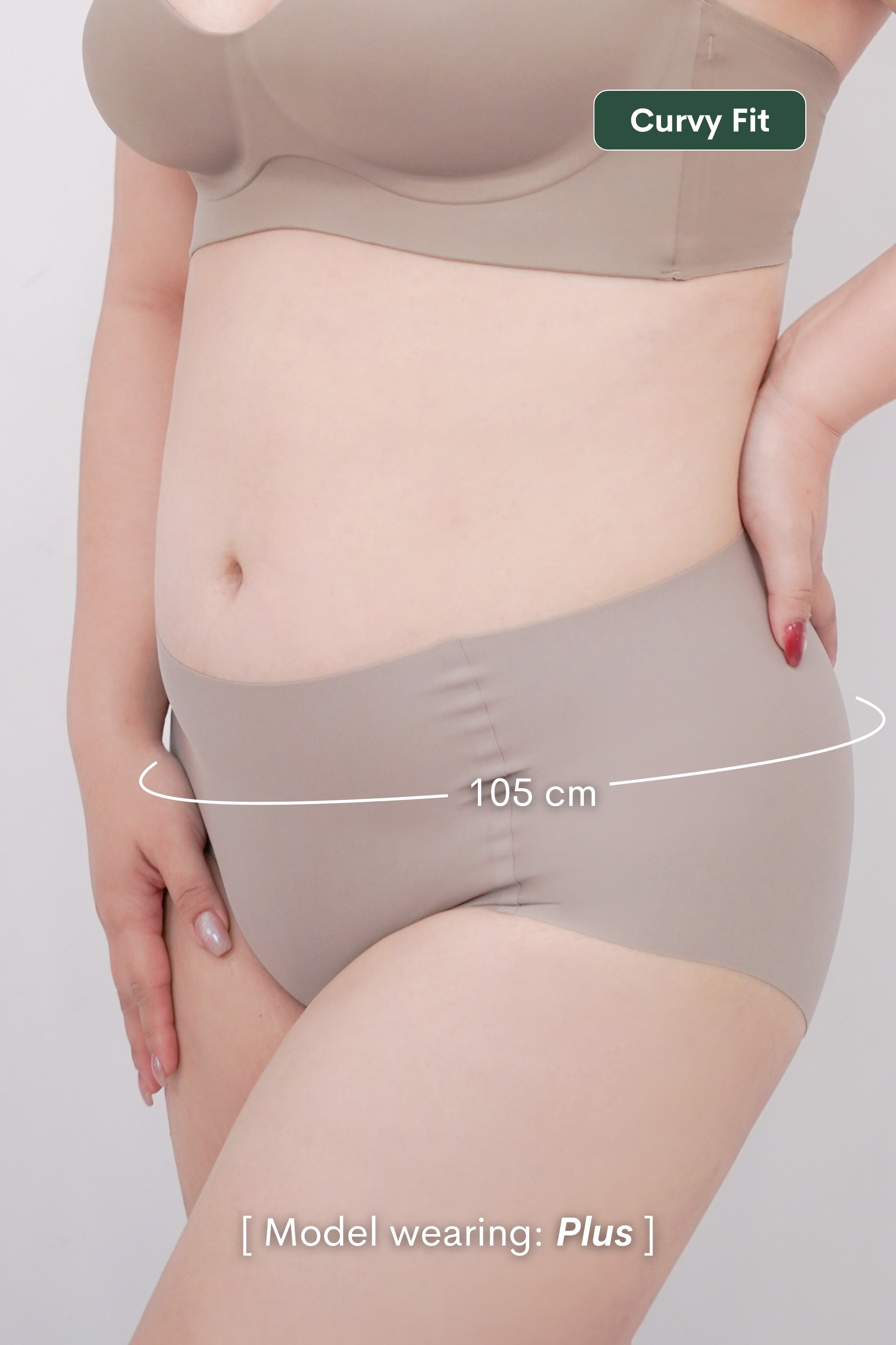 Bare Flex Seamless Panty In Hipster Brown - Panty - Seamless Brief - Adelais Official