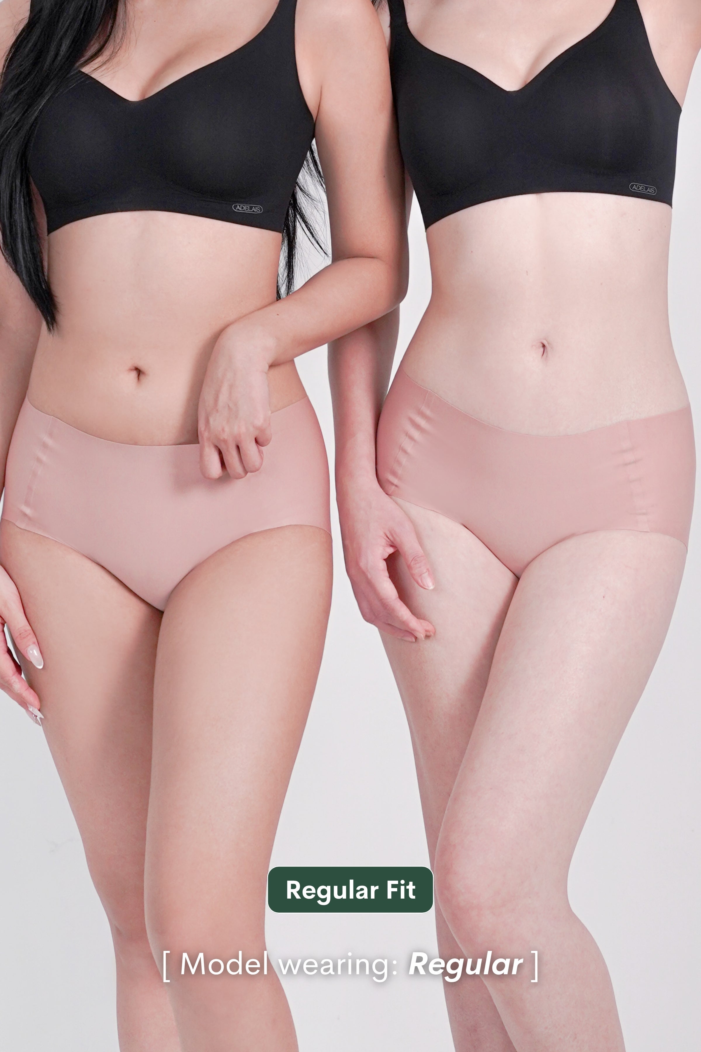 Bare Flex Seamless Panty In Nude Pink - Panty - Seamless Brief - Adelais Official