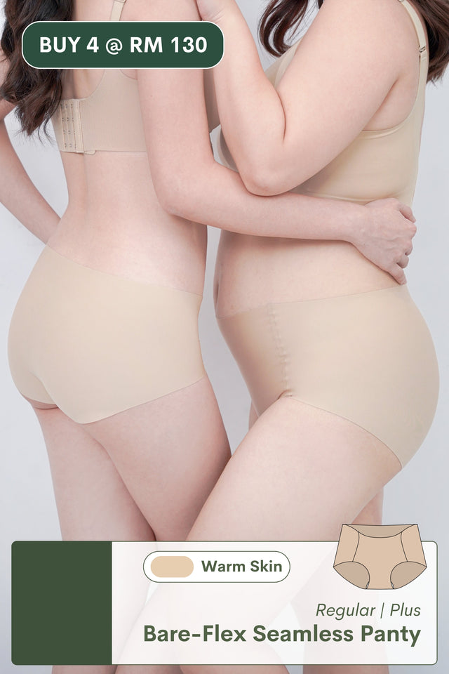 Bare Flex Seamless Panty In Warm Skin