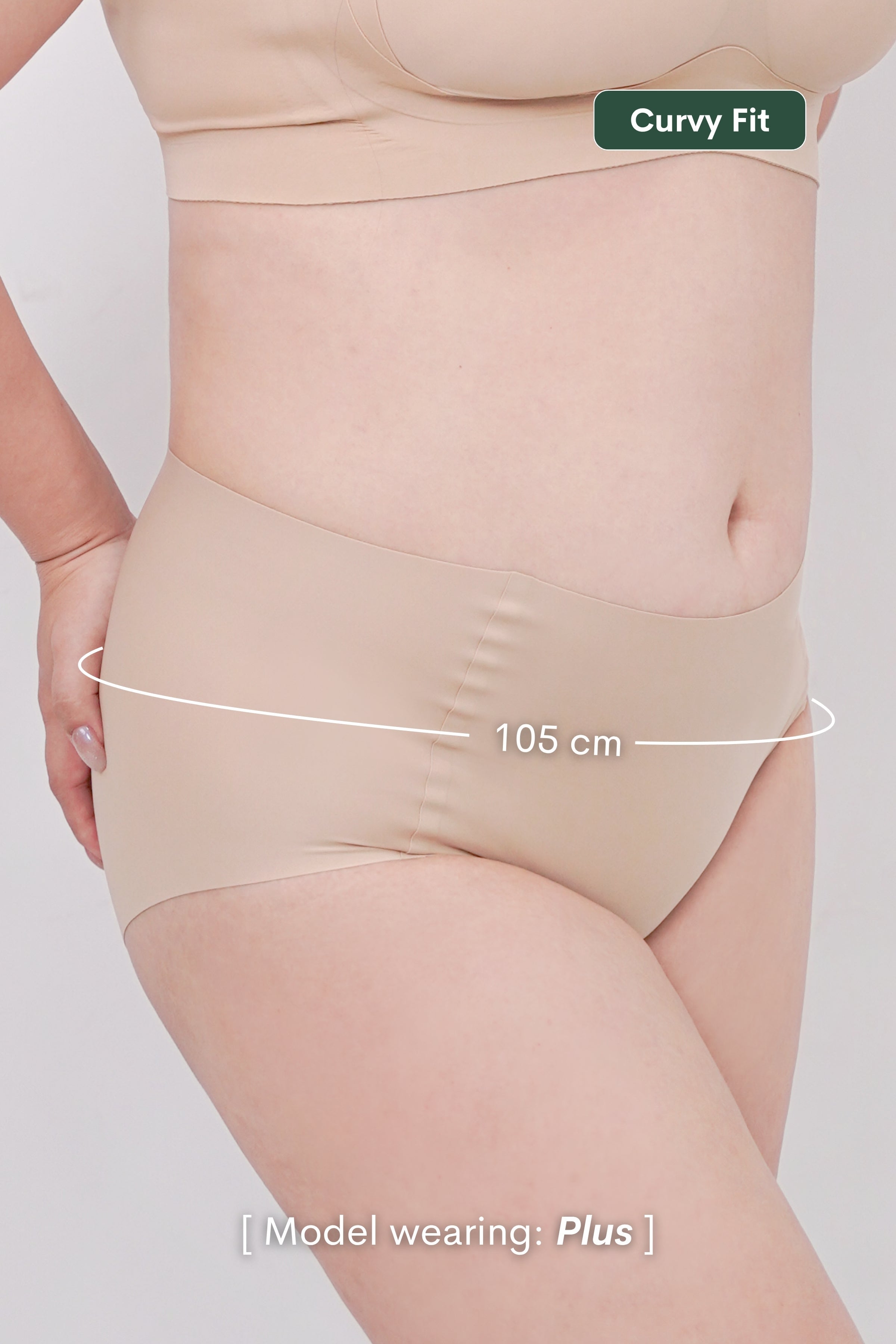 Bare Flex Seamless Panty In Warm Skin - Panty - Seamless Brief - Adelais Official