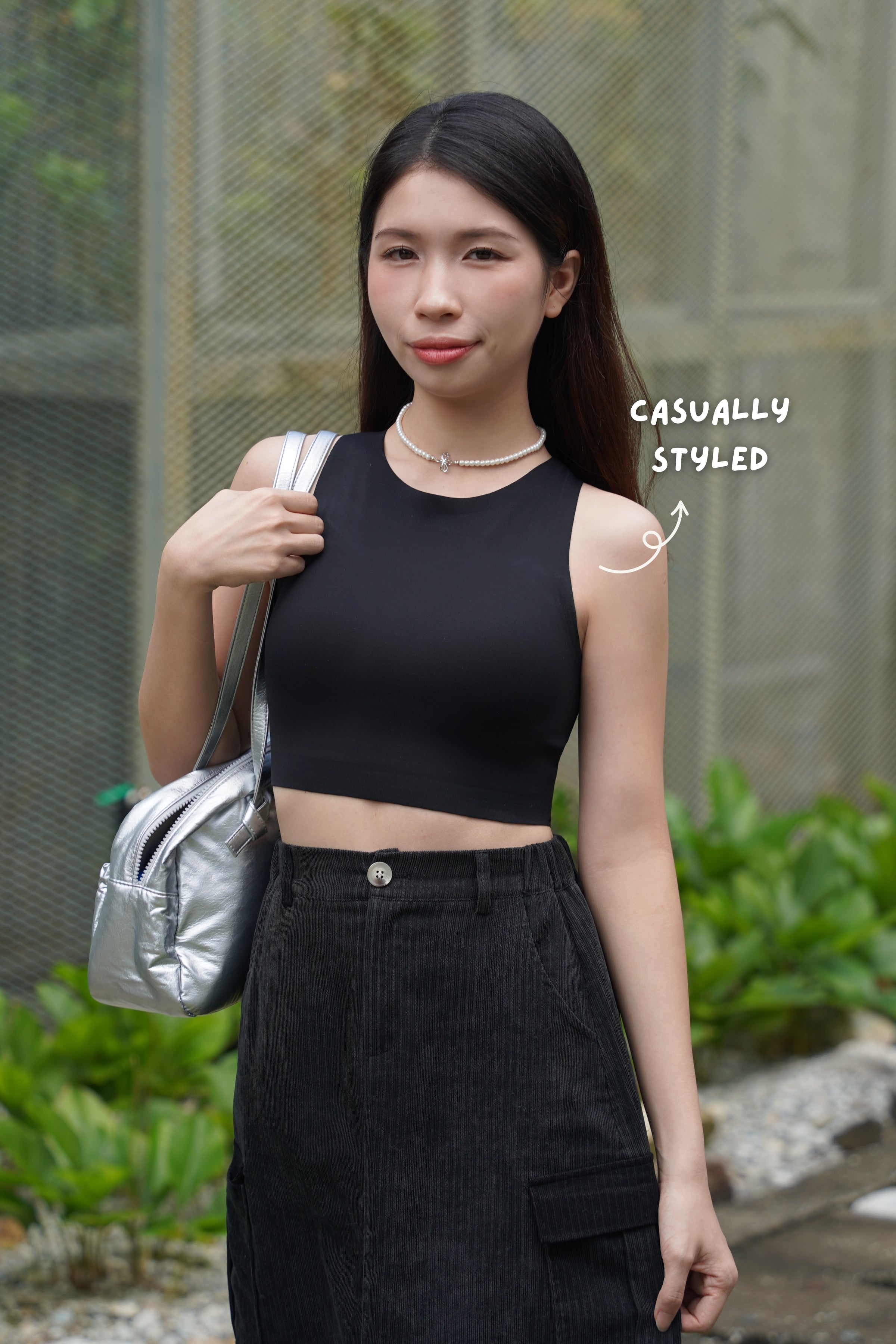 Basic Bra Top In Black - Bra - Basic Top - Adelais Official