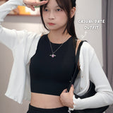 Basic Bra Top In Black - Bra - Basic Top - Adelais Official