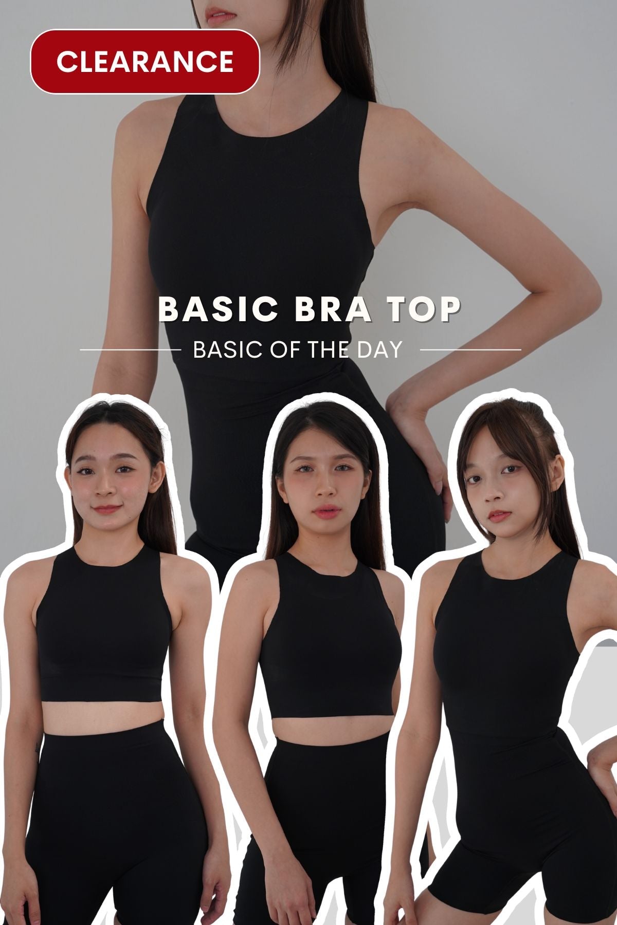 Basic Bra Top In Black - Bra - Basic Top - Adelais Official