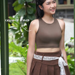 Basic Bra Top In Olive Brown - Bra - Basic Top - Adelais Official