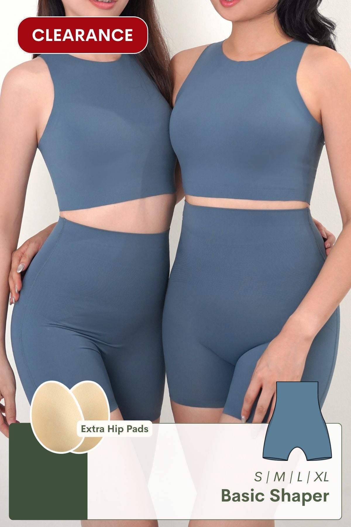 Basic Shaper In Heaven Blue - Panty - Seamless Brief - Adelais Official