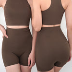 Basic Shaper In Olive Brown - Panty - Seamless Brief - Adelais Official