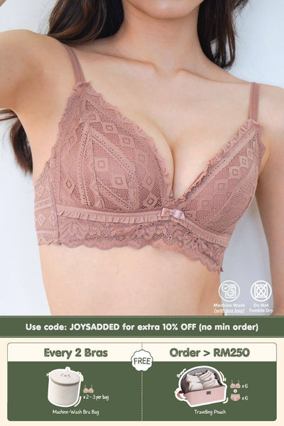 Cara Push Up Bra Set with 3CM Extra Thick Padded - Adelais Official
