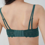 Cara Push Up Bra Set with 3CM Extra Thick Padded In Teal - Bra - Push Up - Adelais Official