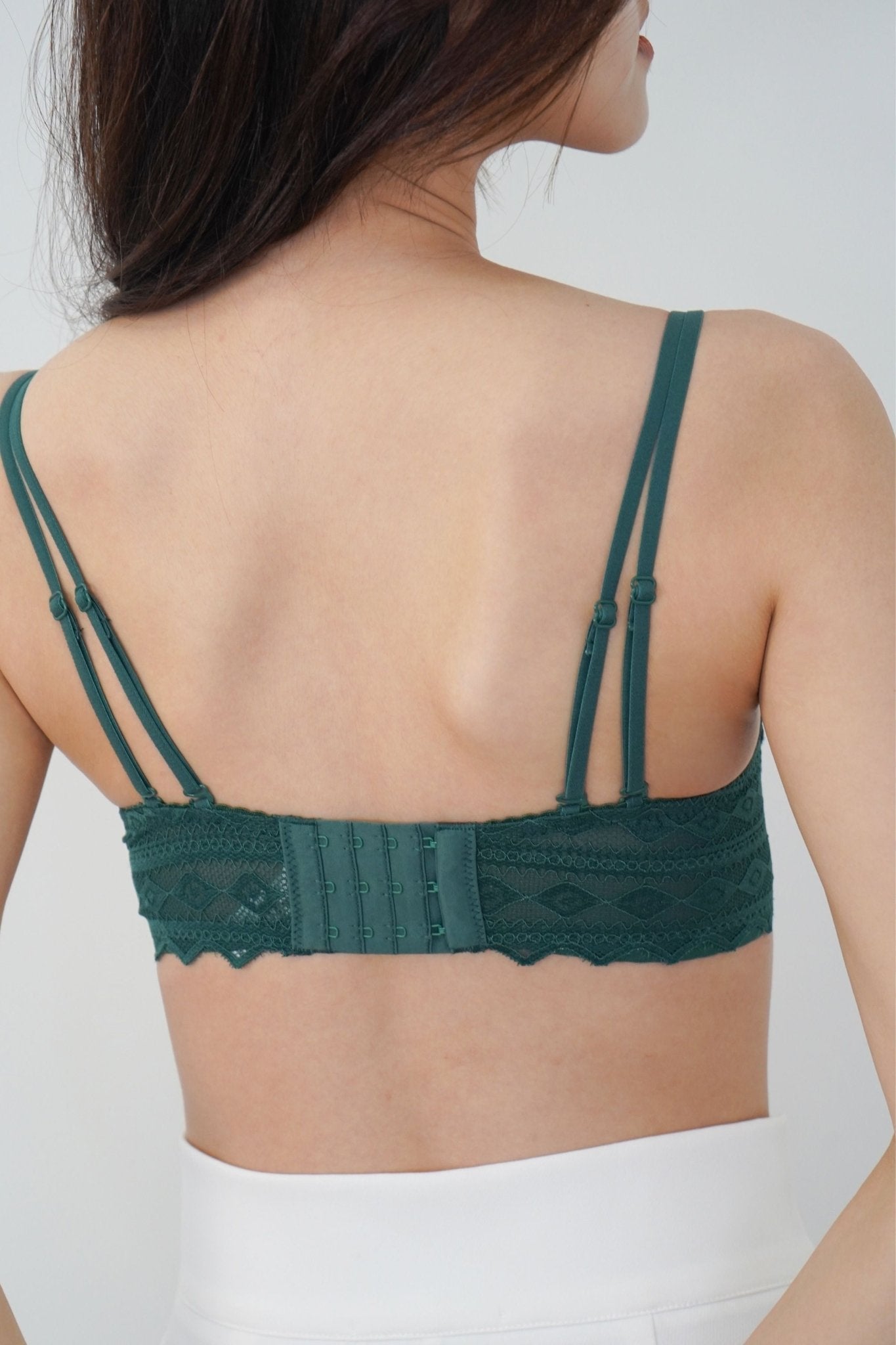 Cara Push Up Bra Set with 3CM Extra Thick Padded In Teal - Bra - Push Up - Adelais Official