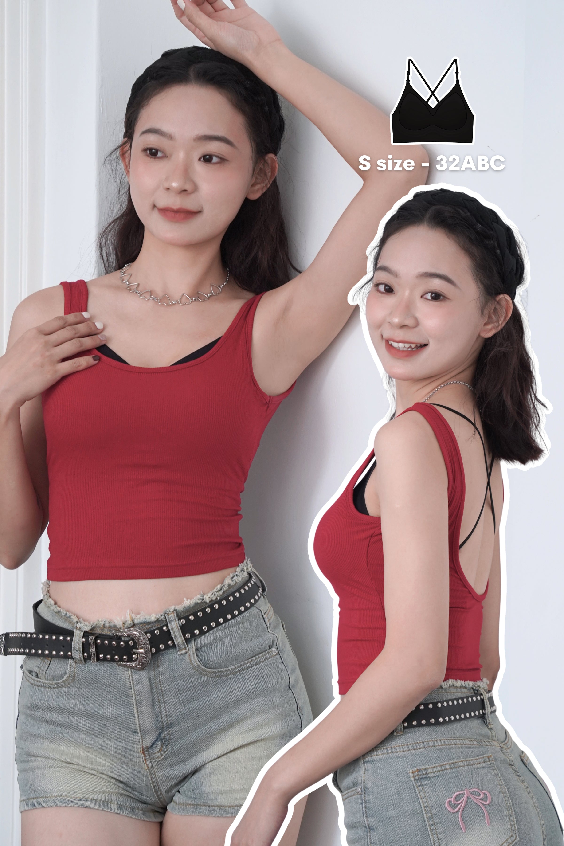 Daily Lite Low Back Multi - way Bra In Black - Bra - Coverage & Natural Uplift & Seamless - Adelais Official