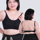 Daily Plus Low Back Multi-Way Bra In Black - Bra - Push Up & Seamless - Adelais Official