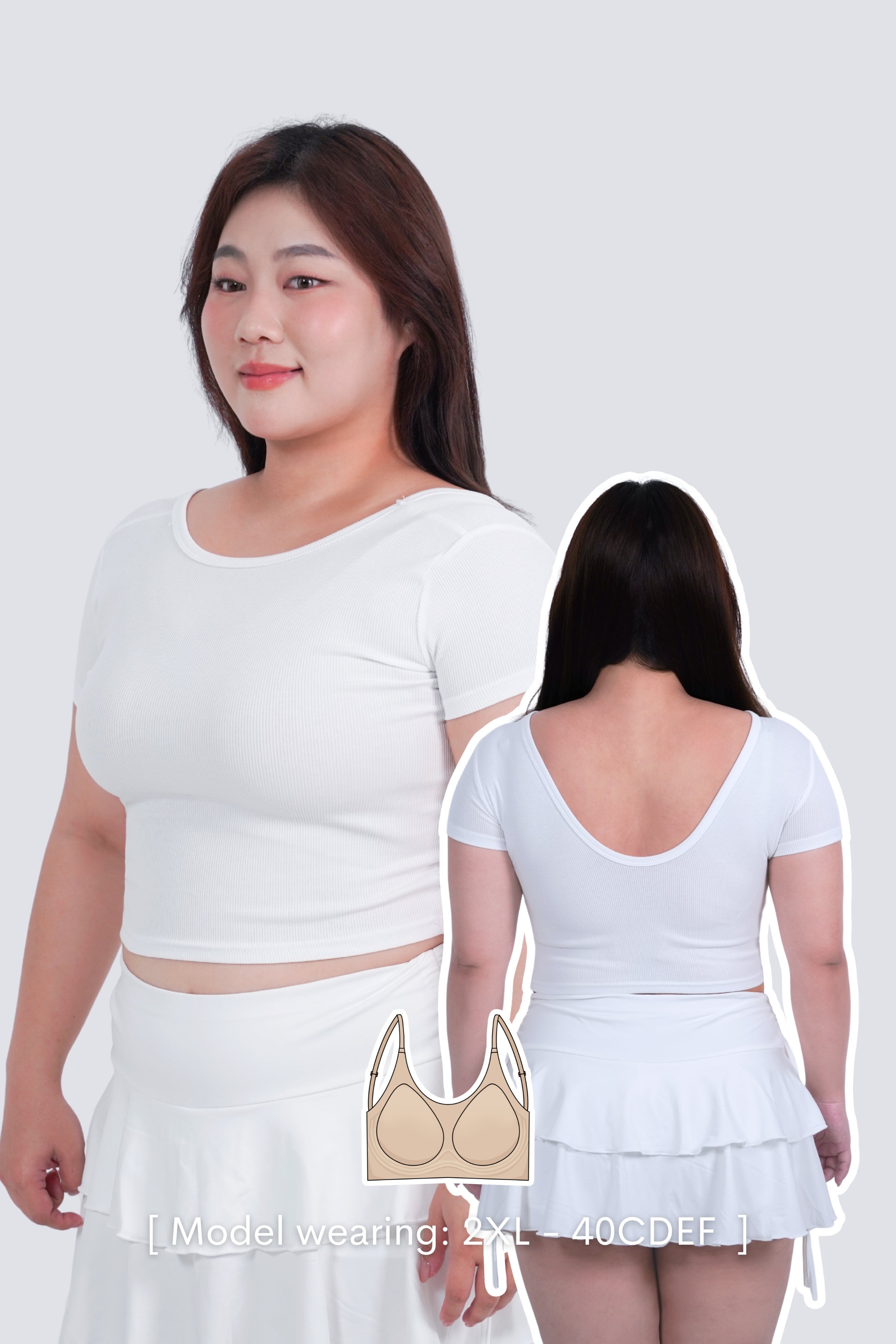 Daily Plus Low Back Multi-Way Bra In Warm Skin - Bra - Push Up & Seamless - Adelais Official