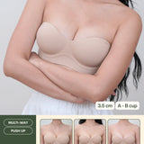Daily Softie Boost Multi - Way Push Up Bra In Warm Skin - Size 32AB - 38AB - Bra - Strapless (Multi - Way) & Push Up - Adelais Official