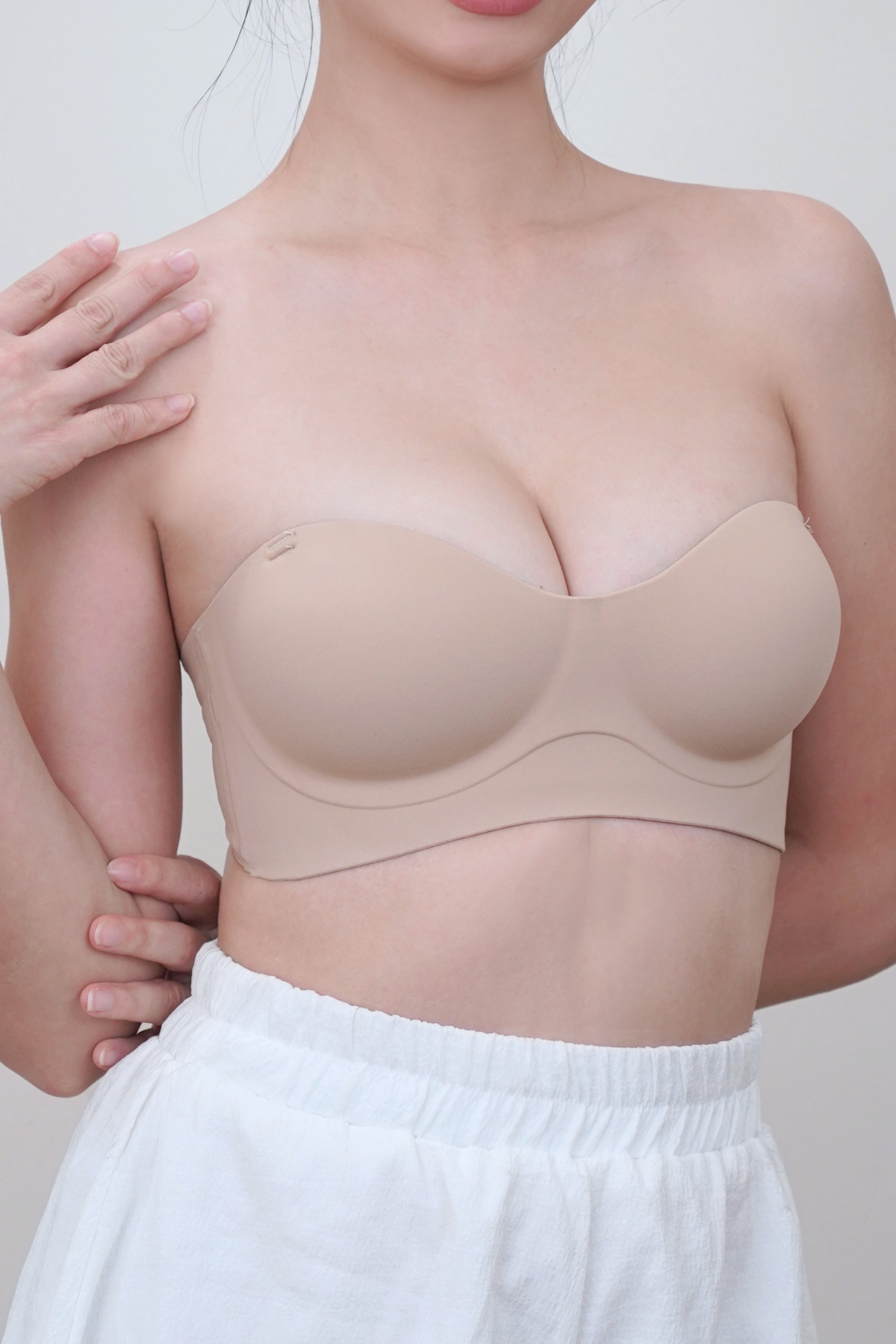 Daily Softie Boost Multi - Way Push Up Bra In Warm Skin - Size 32AB - 38AB - Bra - Strapless (Multi - Way) & Push Up - Adelais Official