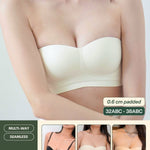 Daily Softie Multi - way Seamless Bra In Milky White - Bra - Strapless (Multi - Way) & Push Up - Adelais Official