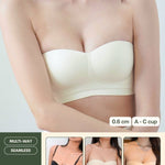 Daily Softie Multi - way Seamless Bra In Milky White - Bra - Strapless (Multi - Way) & Push Up - Adelais Official