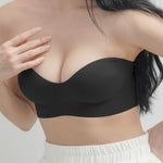Daily Softie Plus Multi - Way Push Up Bra In Black - Size 34CD - 40CD - Bra - Strapless (Multi - Way) & Push Up - Adelais Official