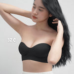 Daily Softie Plus Multi - Way Push Up Bra In Black - Size 34CD - 40CD - Bra - Strapless (Multi - Way) & Push Up - Adelais Official