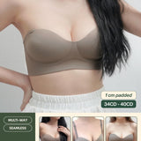 Daily Softie Plus Multi - Way Push Up Bra In Hipster Brown - Size 34CD - 40CD - Bra - Strapless (Multi - Way) & Push Up - Adelais Official