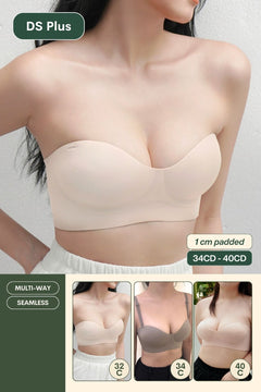 Daily Softie Plus Multi-Way Push Up Bra In Soft Pink - Size 34CD-40CD
