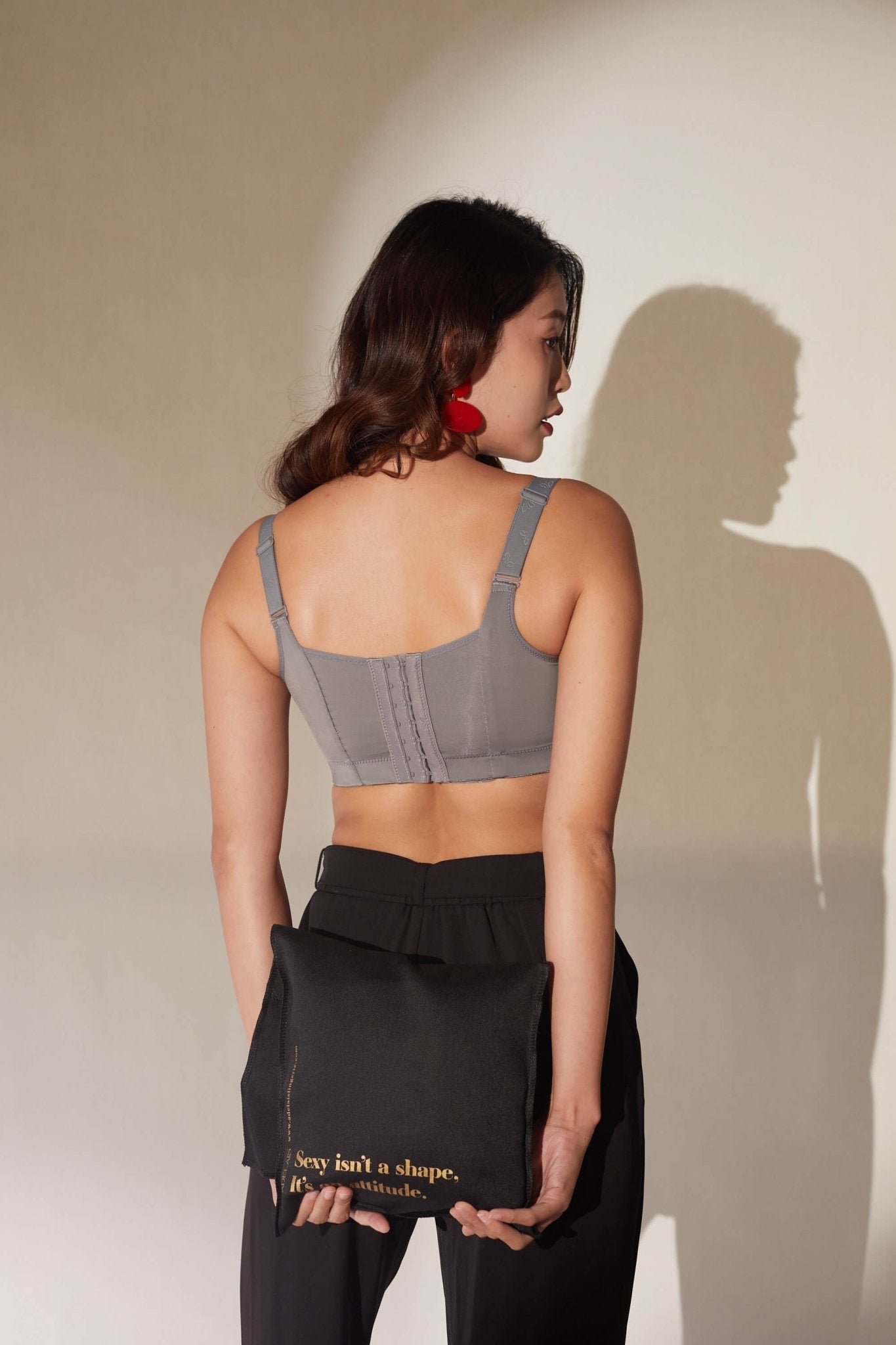 Day Shaper Specialised Boobs Reshaping Push Up Bra In Gray - Bra - Coverage & Push Up - Adelais Official