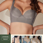 Day Shaper Specialised Boobs Reshaping Push Up Bra In Gray - Bra - Coverage & Push Up - Adelais Official