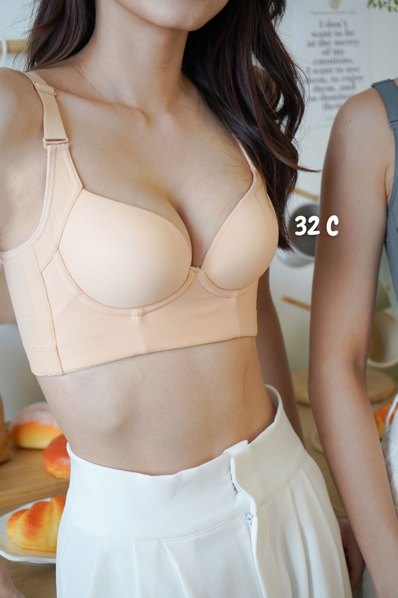 Day Shaper Specialised Boobs Reshaping Push Up Bra In Peach Puff - Adelais Official
