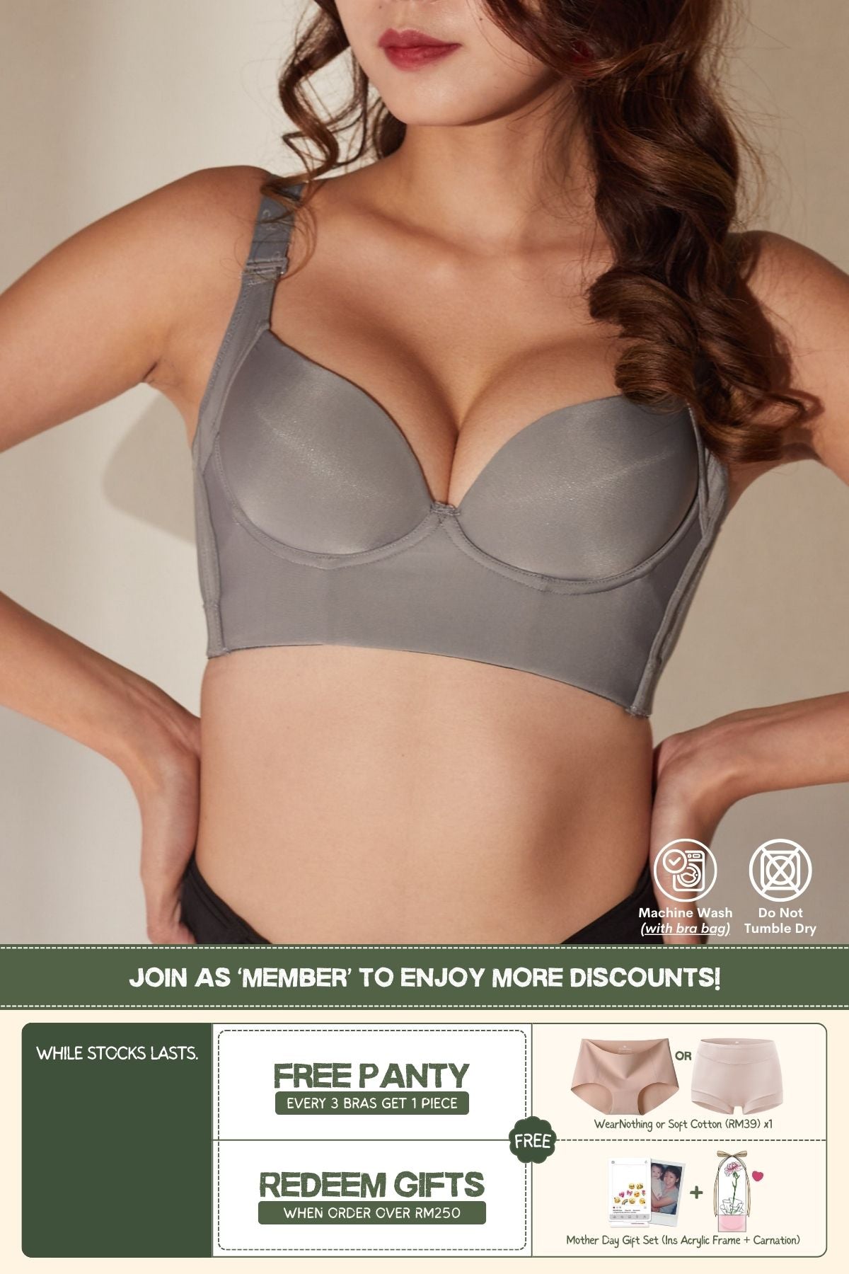 Day Shaper Specialised Boobs Reshaping Push Up Bra