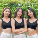 [New - In] Routine Lite Perfect Uplifting Seamless Bra (S - 3XL) In Black - Bra - Full Coverage & Natural Uplift & Seamless - Adelais Official