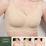 [New - In] Routine Lite Perfect Uplifting Seamless Bra (S - 3XL) In Warm Natural - Bra - Full Coverage & Natural Uplift & Seamless - Adelais Official