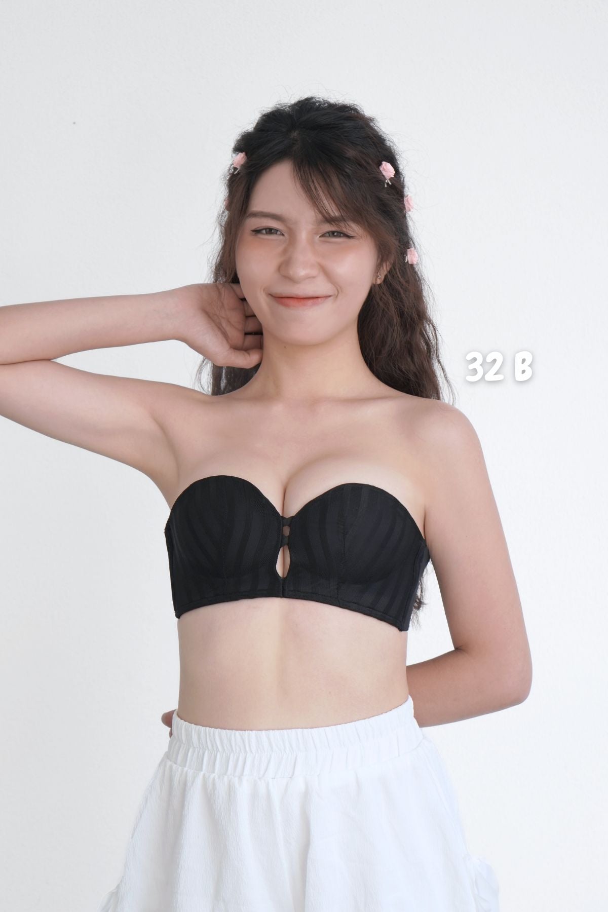 Everyday Fit Multi - Way Push Up Bra In Black - Bra - Strapless (Multi - Way) & Push Up - Adelais Official