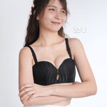 Everyday Fit Multi - Way Push Up Bra In Black - Bra - Strapless (Multi - Way) & Push Up - Adelais Official