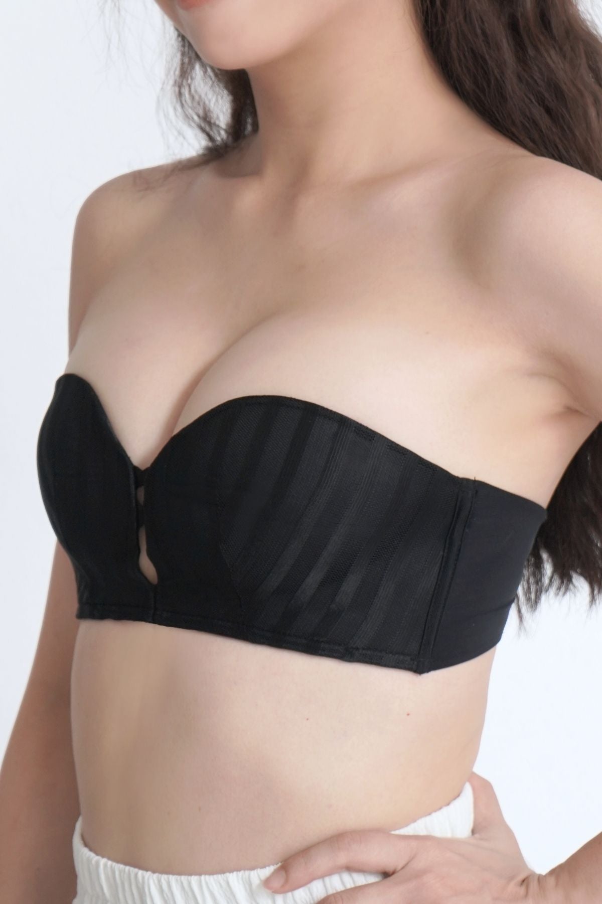 Everyday Fit Multi - Way Push Up Bra In Black - Bra - Strapless (Multi - Way) & Push Up - Adelais Official